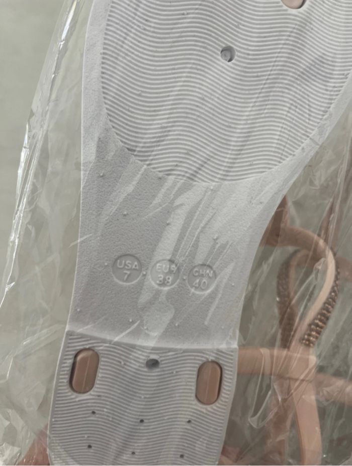 Sandales rose gold et blanches Shein - photo numéro 7