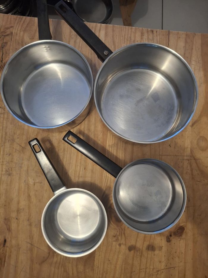 4 casseroles en inox en très bon état Sitram et autre - photo numéro 2