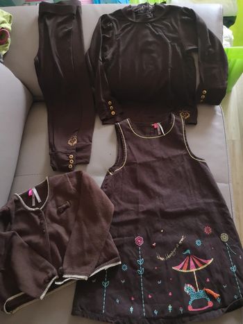 Ensemble chocolat 4 pièces 23 mois 🎠