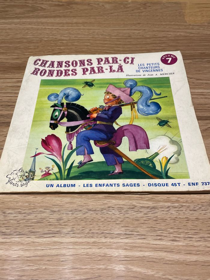 Vinyle 45 tours chansons/rondes