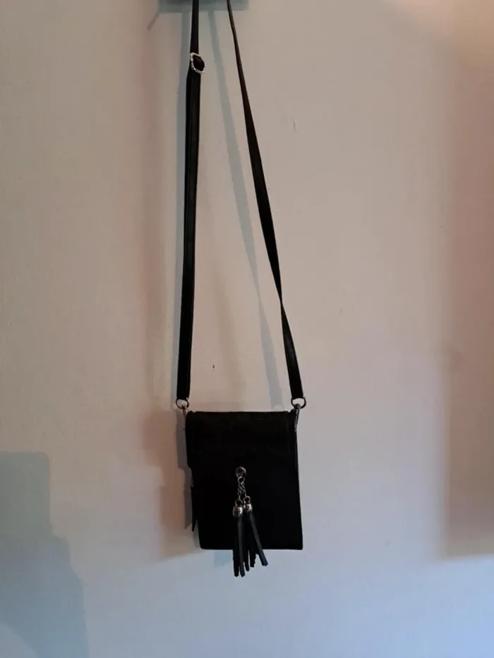 Sac à bandoulière noir - photo numéro 5