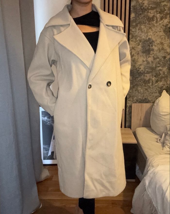 Manteau long beige - photo numéro 2