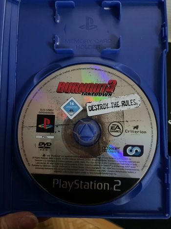 Jeu ps2 - Burnout 3 Destroy the rules