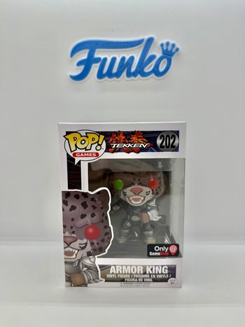 Funko Pop Tekken Armor King 202 GameStop Exclusive 🇺🇸