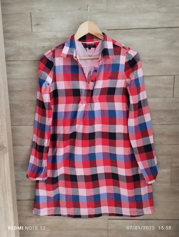 Robe chemise Tommy Hilfiger carreaux TXS