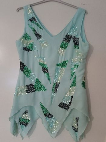 Ensemble tunique sans manches + pantalon