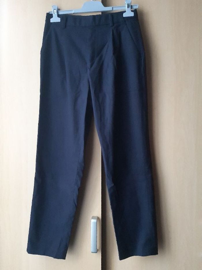 Pantalon bleu marine Uniqlo