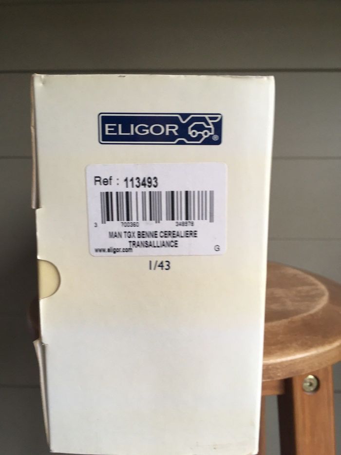 Camion Man TGX Benne Céréalière 1/43 Eligor en parfait état - photo numéro 2