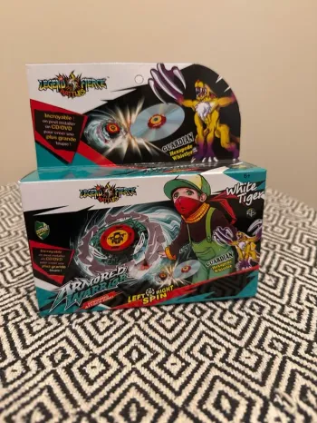 WDK - Toupie infernale (style Beyblade) White Tiger - 6 ans et +