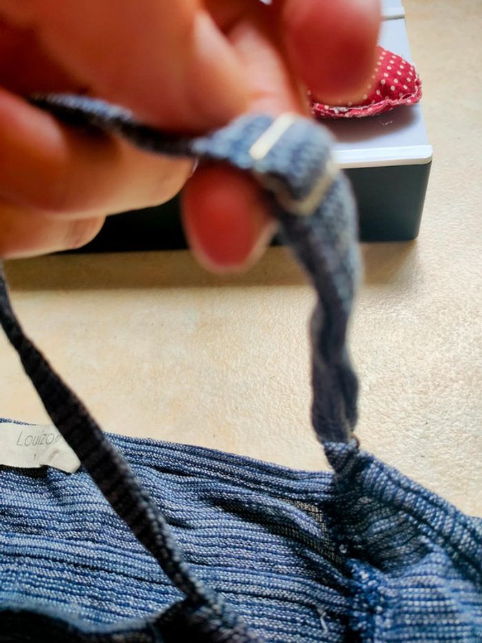 Débardeur bleu taille 1 marque louizon - photo numéro 2