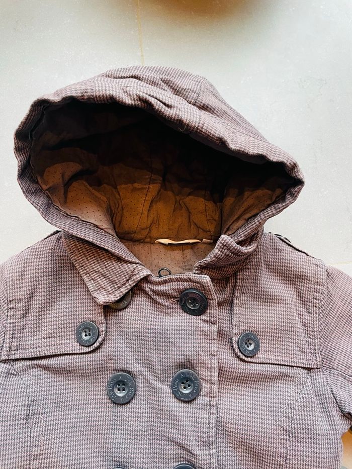 Manteau hiver avec capuche fille - photo numéro 2