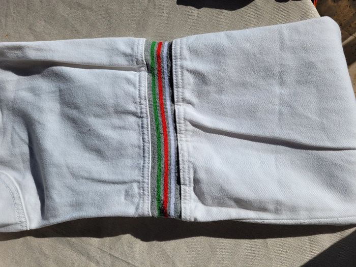 Pantalon blanc jambes larges RG512, taille S - photo numéro 11