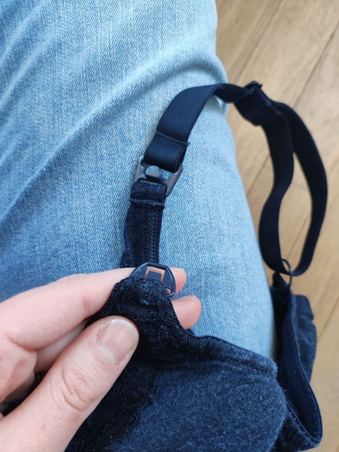 Soutien-gorge d'allaitement 85D marine - photo numéro 5