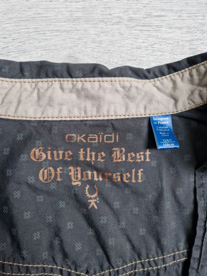 Chemise grise Okaïdi 12 ans - photo numéro 6