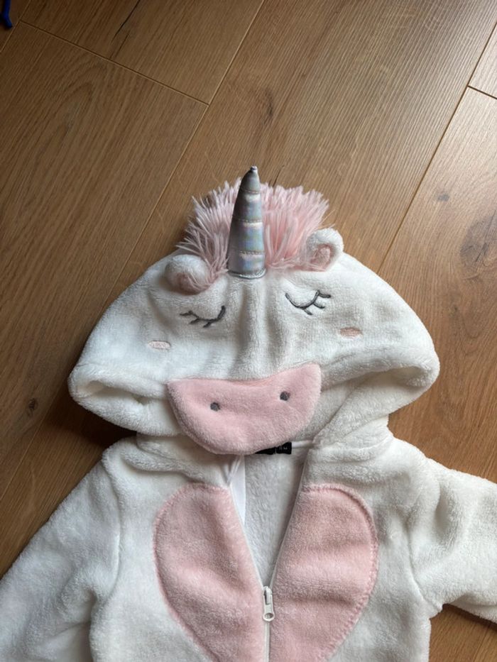 Combinaison licorne bébé fille - photo numéro 2