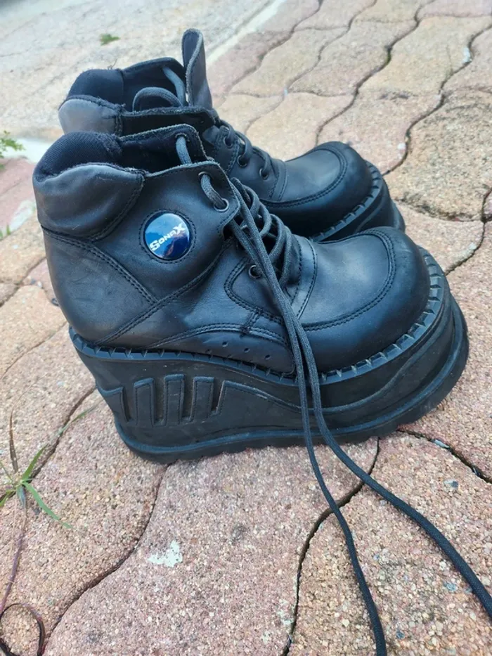 Bottines plate-forme