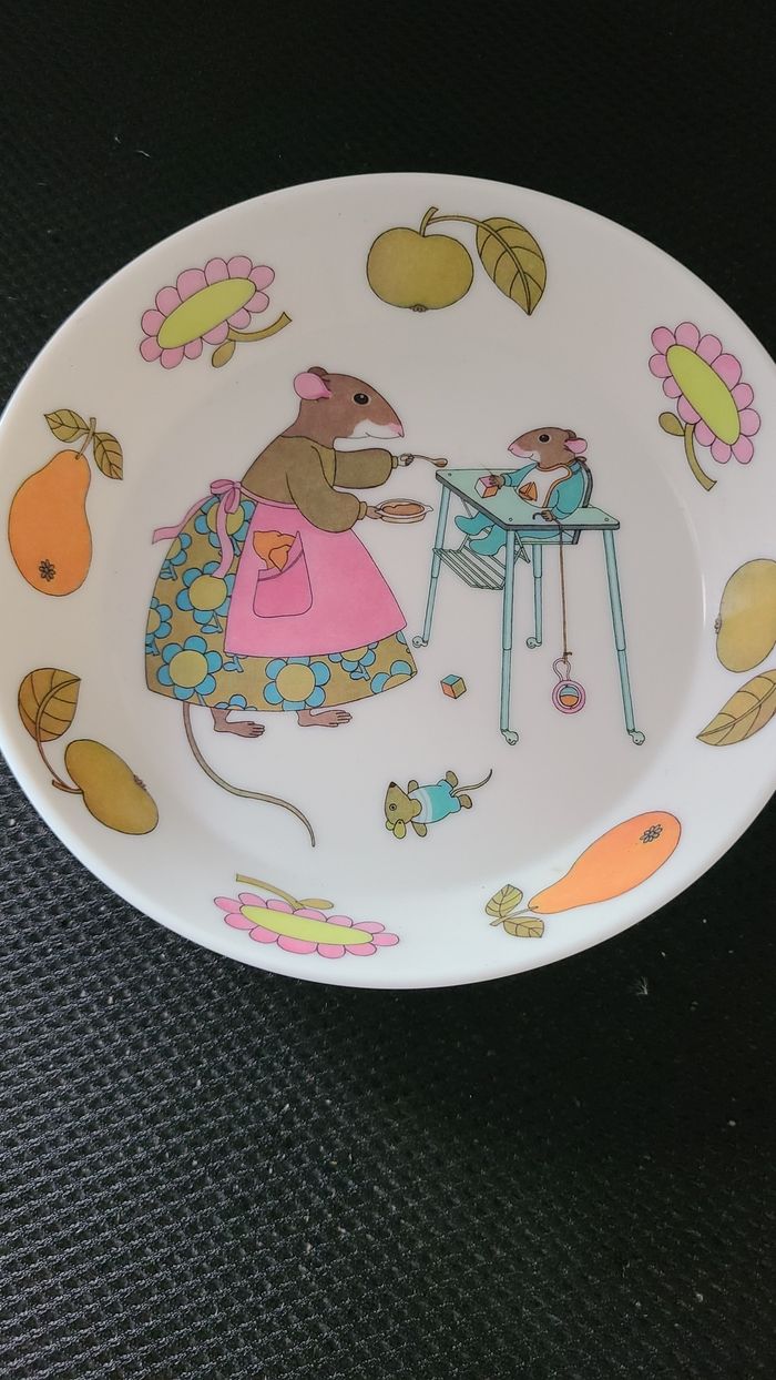 Made in Allemagne années 60/70 marque Baby Relax assiette bébé vintage - photo numéro 3