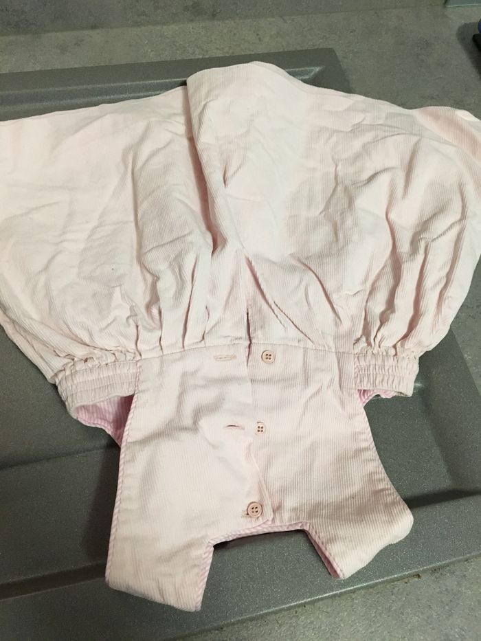 Robe en velours rose Jacadi 12 mois - photo numéro 4