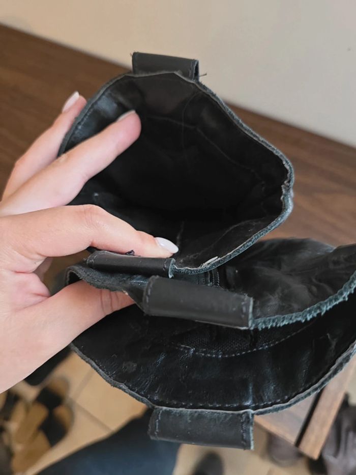 Bottes santiag très bon état noire 37 - photo numéro 8