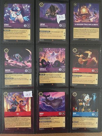 Cartes Lorcana Rares chapitre 9