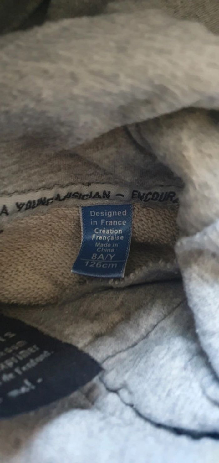 Gilet 8ans garçon gris 126cm Okaïdi - photo numéro 2