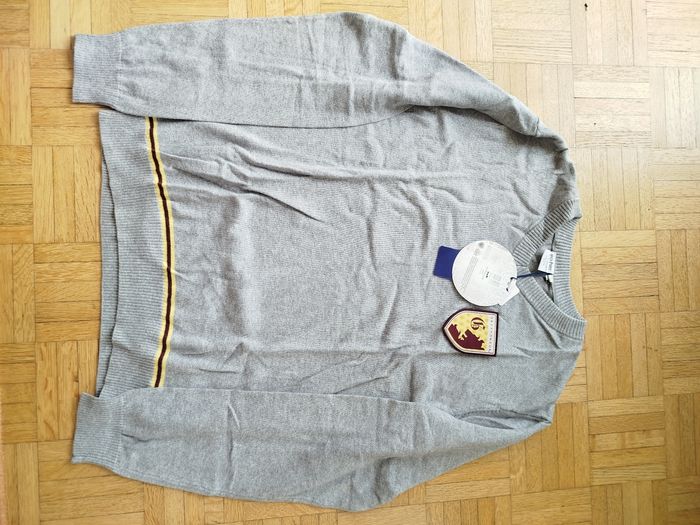 Pull en cachemire Cyrillus garçon 16 ans gris neuf - photo numéro 4