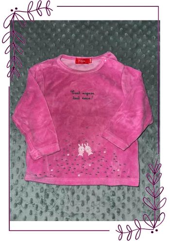 Haut de pyjama 12 mois