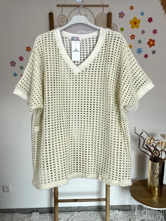 TEE Shirt maille brillante