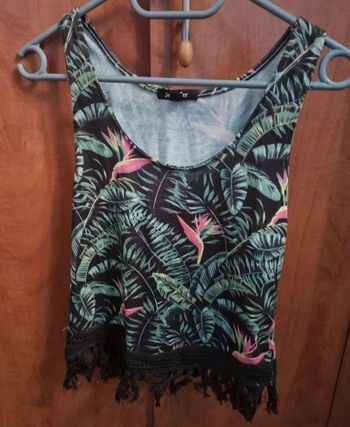 Débardeur motif tropical XS