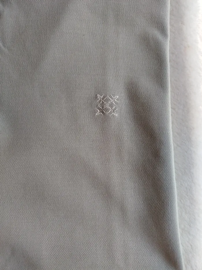 Polo vintage homme gris clair Oxbow taille L - photo numéro 4