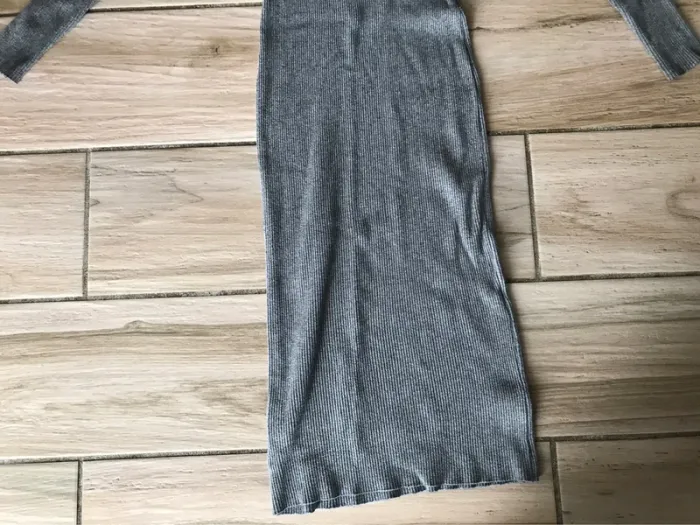 Robe longue  grise d&z fashion S - photo numéro 5