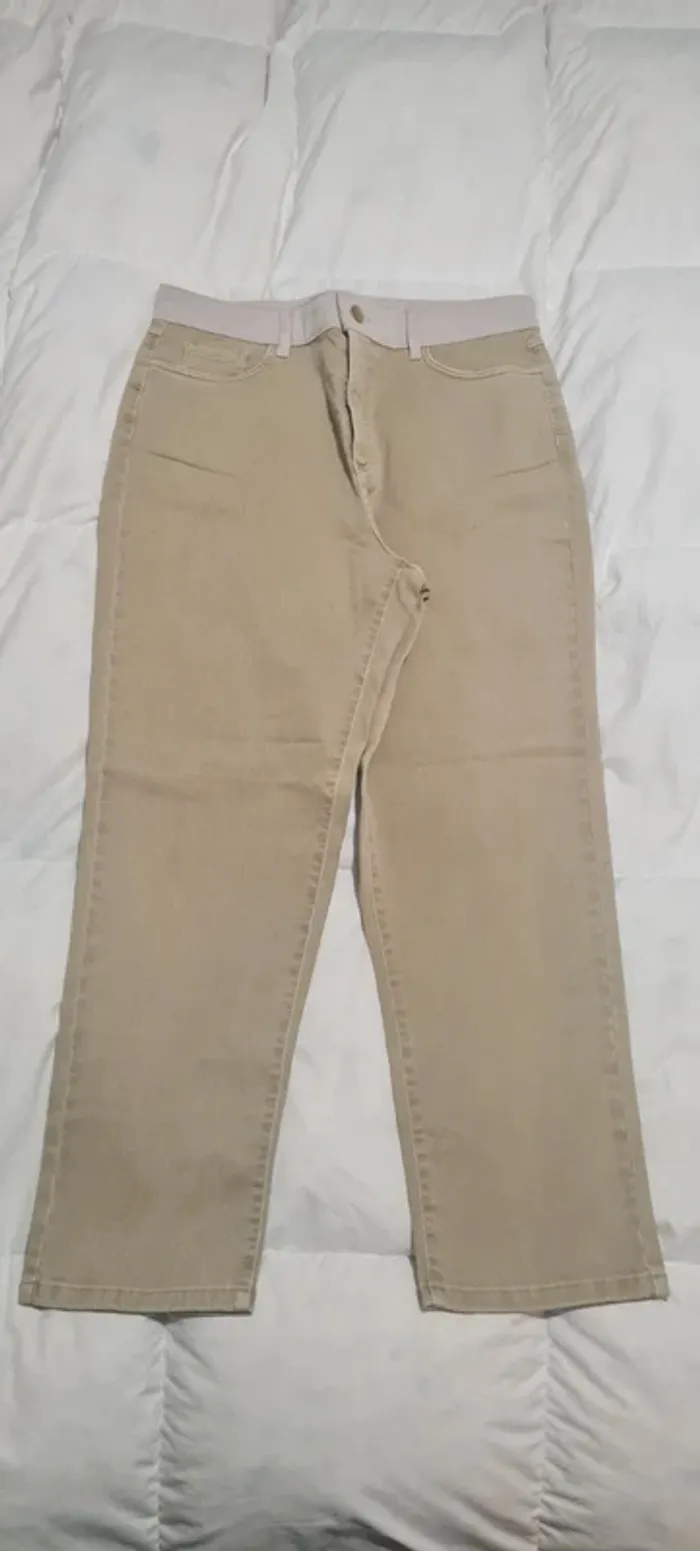 Jean boyfit beige I.Code - photo numéro 2