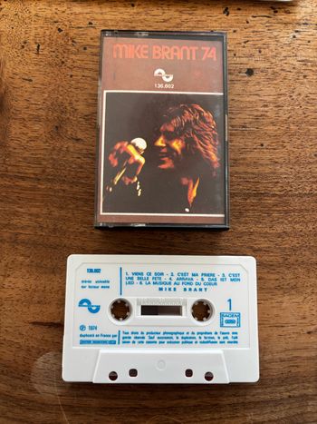 Cassette audio Mike brant 74