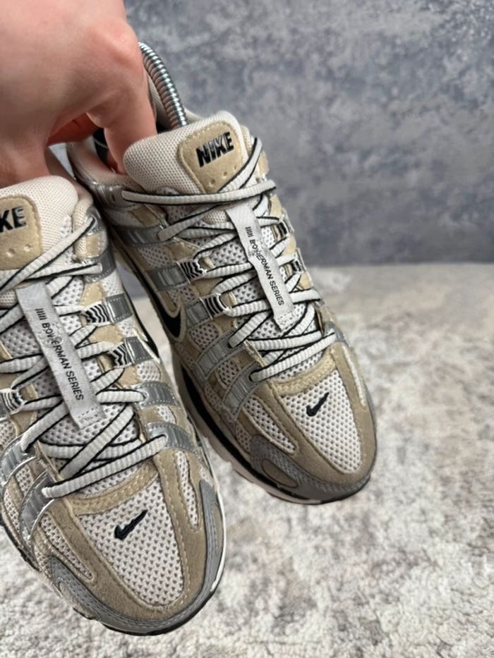 Nike P-6000 Running - Coconut Milk Silver - Silver & Beige & White - photo numéro 13