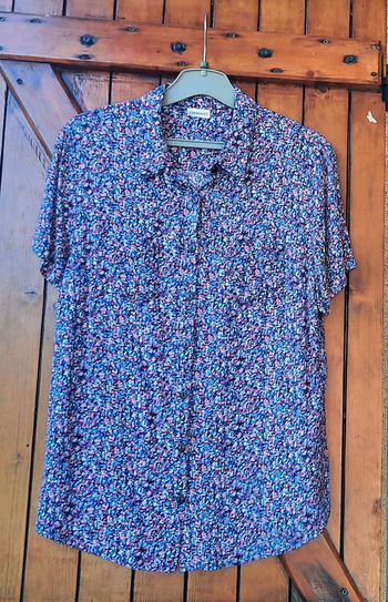 Chemisier à fleurs Damart, taille 40