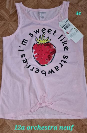 Debardeur 12ans neuf