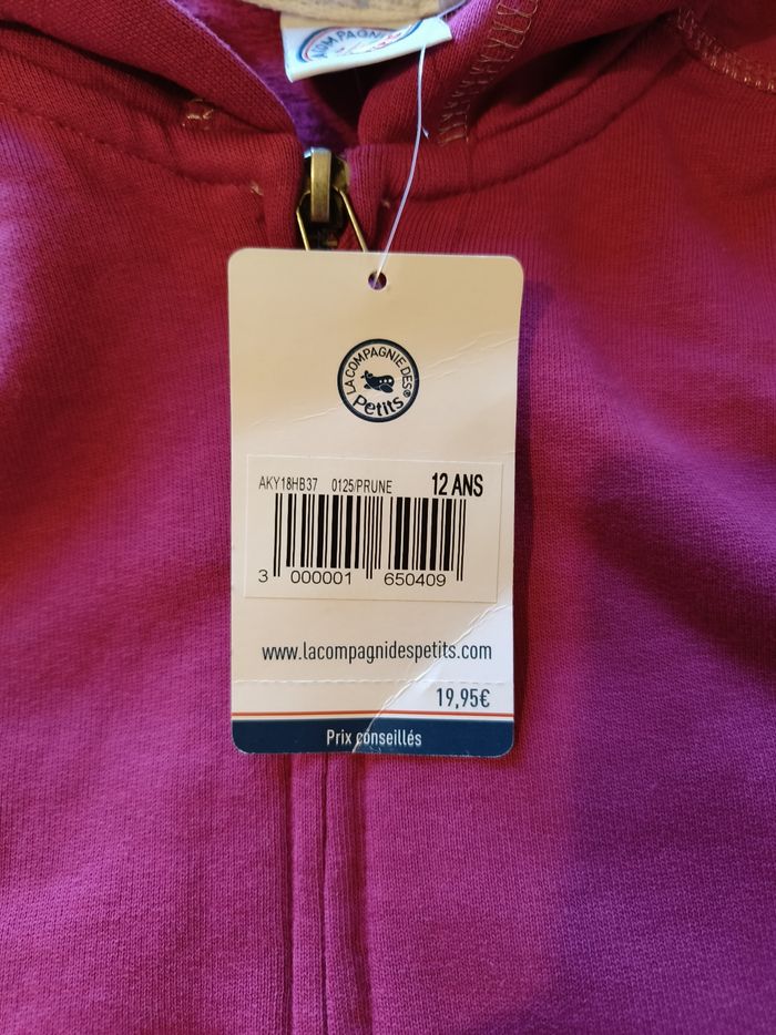 Gilet à capuche 12 ans - photo numéro 3