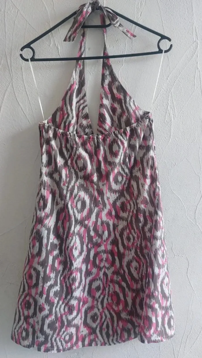 Tunique dos nu colorée à motifs Taille 38 - photo numéro 6