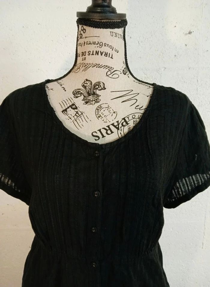 🖤 Blouse noire longue M&S – Taille 46 – Bon état - photo numéro 2