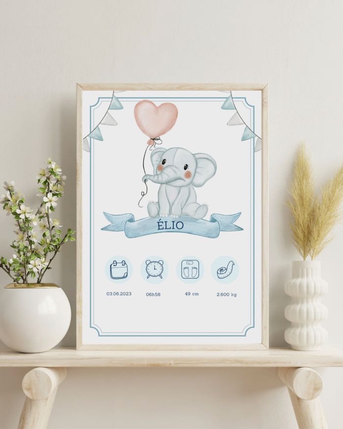 Affiche naissance