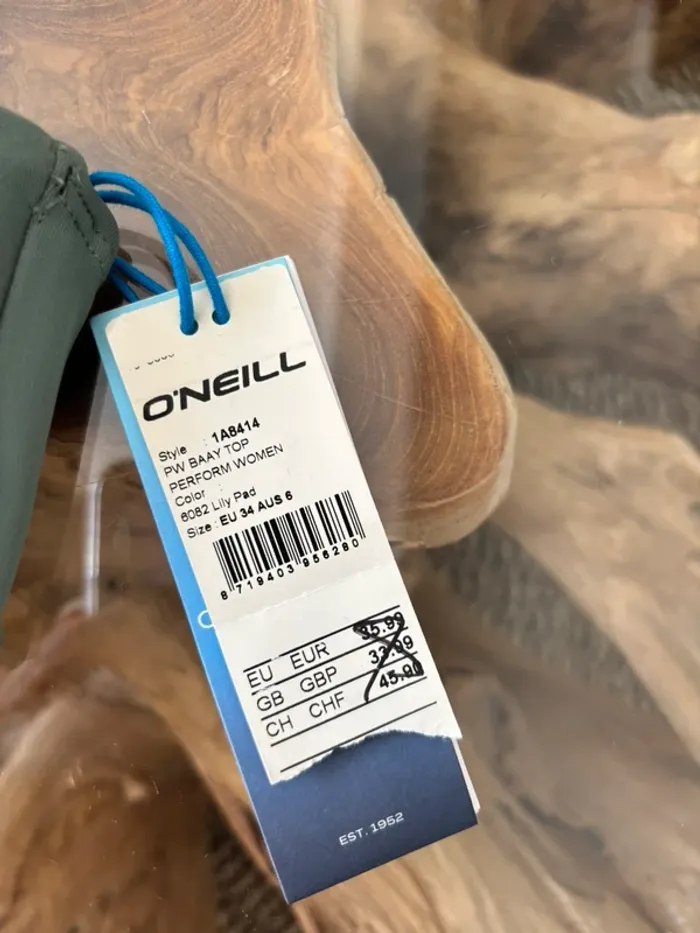 Haut de maillot de bain O'Neill vert kaki - photo numéro 5