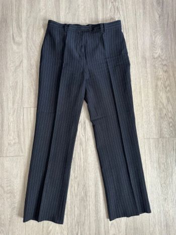 Pantalon à rayures bleu marine et blanc Jennyfer Y2K T40 L