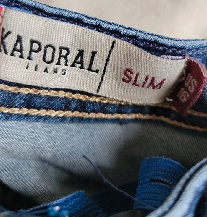 🌸 Jean Slim Kaporal 🌸 taille 16 ans - photo numéro 2