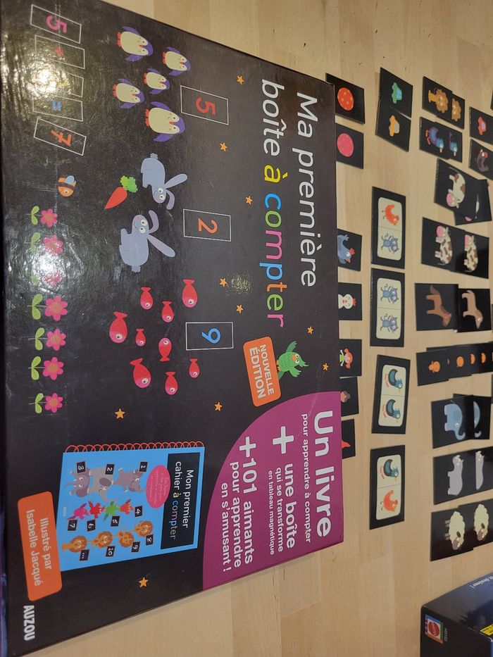 Boite aimantée a compter