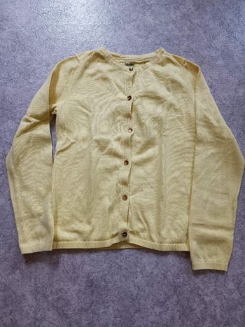 Gilet Kiabi 8 ans jaune