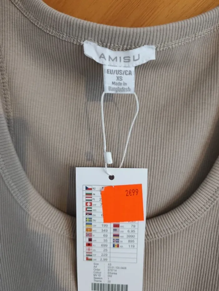 Débardeur beige - photo numéro 3
