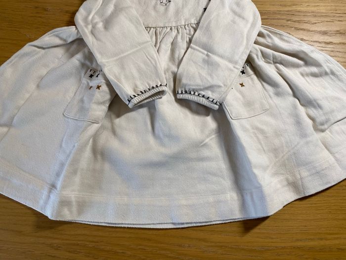 Petit Bateau Robe chaude crème Taille 3 ans - photo numéro 3