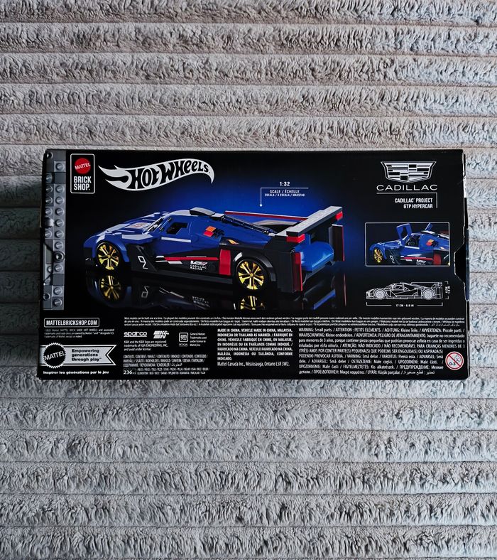 Mattel Brick Shop Hot Wheels Cadillac Project GTP Hypercar – Kit Construction 1:32 - photo numéro 6