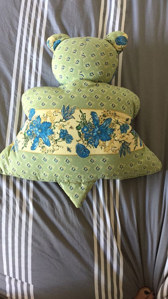 Coussin nounours provençal - photo numéro 4