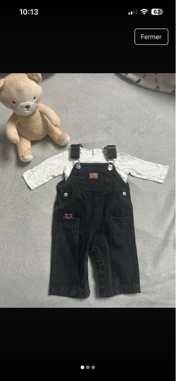 Salopette sergent major 